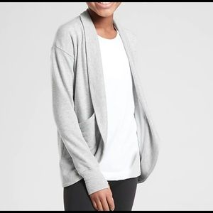 Athleta Girl Wrap ‘N Roll Sweatshirt Grey (M)